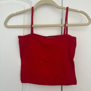 Brandy Melville Red Crop Top